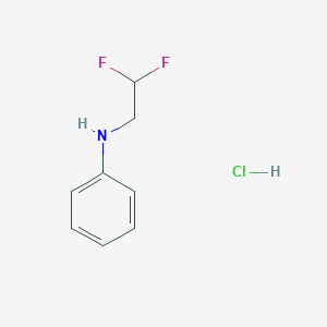 N-(2,2-difluoroethyl)aniline hydrochloride