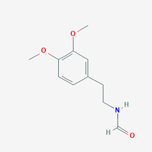 molecular formula C11H15NO3 B143142 n-[2-(3,4-二甲氧基苯基)乙基]甲酰胺 CAS No. 14301-36-1