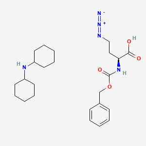 molecular formula C24H37N5O4 B1431422 Z-L-Aha-OH (DCHA) CAS No. 1423018-09-0
