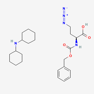 molecular formula C24H37N5O4 B1431422 Z-L-Aha-OH dcha CAS No. 1423018-09-0