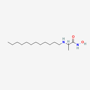 molecular formula C15H32N2O2 B14314227 N~2~-Dodecyl-N-hydroxyalaninamide CAS No. 112409-61-7