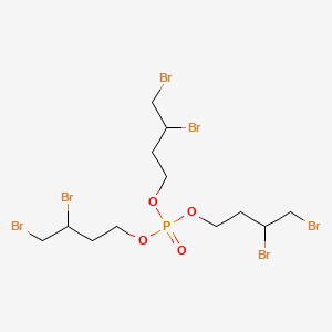 molecular formula C12H21Br6O4P B14314267 Tris(3,4-dibromobutyl)phosphate CAS No. 111712-49-3