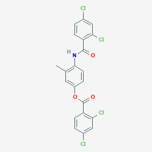 2,4-Dichloro-N-[4-(2,4-dichlorobenzoyloxy)-2-methylphenyl]benzamide
