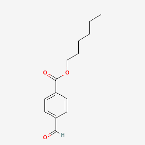 molecular formula C14H18O3 B14314385 Hexyl 4-formylbenzoate CAS No. 109026-24-6