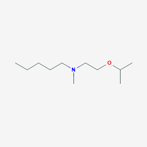 molecular formula C11H25NO B14314422 N-Methyl-N-{2-[(propan-2-yl)oxy]ethyl}pentan-1-amine CAS No. 114377-37-6