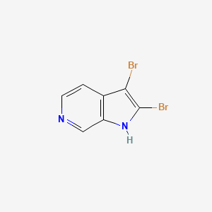 2,3-dibromo-1H-pyrrolo[2,3-c]pyridine