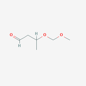 molecular formula C6H12O3 B14314549 3-(Methoxymethoxy)butanal CAS No. 114462-19-0