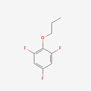 molecular formula C9H9F3O B1431456 2,4,6-Trifluoro-1-n-propoxybenzene CAS No. 203511-24-4