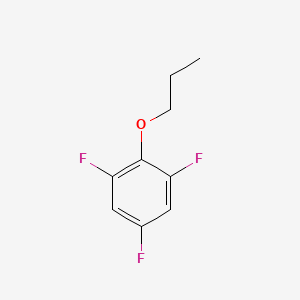 molecular formula C9H9F3O B1431456 1,3,5-Trifluoro-2-propoxybenzene CAS No. 203511-24-4