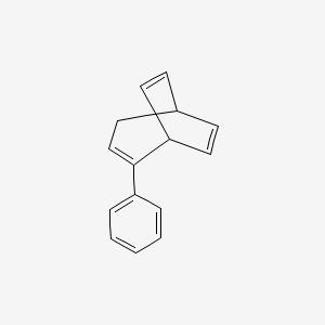 molecular formula C15H14 B14314632 2-Phenylbicyclo[3.2.2]nona-2,6,8-triene CAS No. 112106-94-2