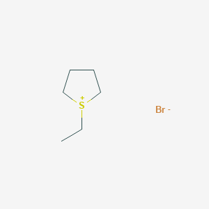 molecular formula C6H13BrS B14314644 1-Ethylthiolan-1-ium bromide CAS No. 114067-66-2