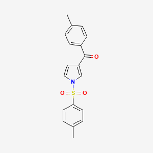 molecular formula C19H17NO3S B1431465 3-(4-Methylphenyl)carbonyl-1-tosylpyrrole CAS No. 1393442-27-7