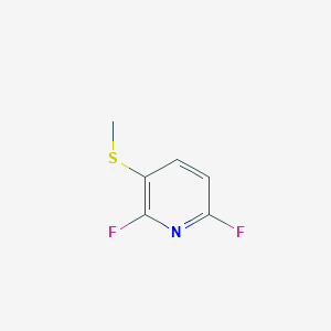 molecular formula C6H5F2NS B1431477 2,6-Difluoro-3-(methylthio)pyridine CAS No. 1820707-95-6