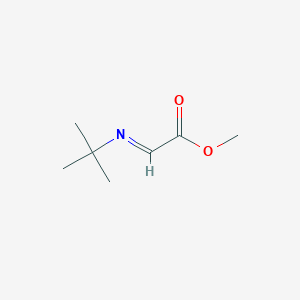 molecular formula C7H13NO2 B14314813 Methyl (2E)-(tert-butylimino)acetate CAS No. 111601-45-7