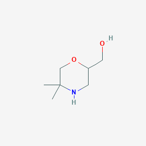 (5,5-Dimethylmorpholin-2-yl)methanol