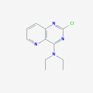 molecular formula C11H13ClN4 B1431498 2-Chloro-4-(diethylamino)pyrido[3,2-d]pyrimidine CAS No. 35691-12-4