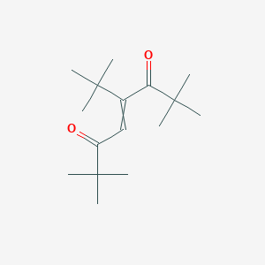 molecular formula C16H28O2 B14314982 4-Tert-butyl-2,2,7,7-tetramethyloct-4-ene-3,6-dione CAS No. 106240-92-0