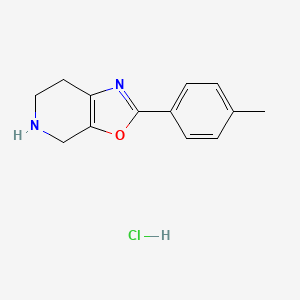 2-(p-Tolyl)-4,5,6,7-tetrahydrooxazolo[5,4-c]pyridine hydrochloride