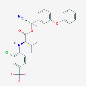 molecular formula C26H22ClF3N2O3 B143150 Tau-fluvalinate CAS No. 102851-06-9