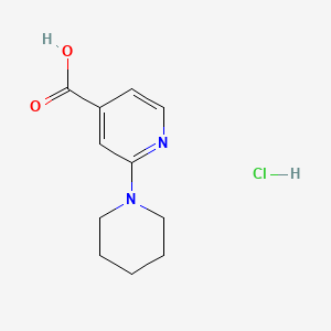3,4,5,6-Tetrahydro-2H-[1,2']bipyridinyl-4'-carboxylic acid hydrochloride