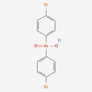 molecular formula C12H9AsBr2O2 B14315058 Bis(4-bromophenyl)arsinic acid CAS No. 113827-90-0