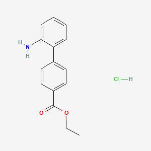 Ethyl 4-(2-aminophenyl)benzoate hydrochloride