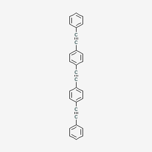 molecular formula C30H18 B14315086 1,1'-(Ethyne-1,2-diyl)bis[4-(phenylethynyl)benzene] CAS No. 106785-01-7