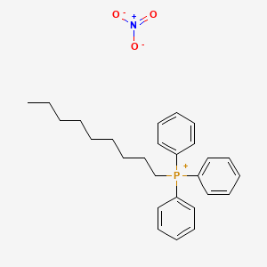 molecular formula C27H34NO3P B14315116 Nonyl(triphenyl)phosphanium nitrate CAS No. 111922-66-8
