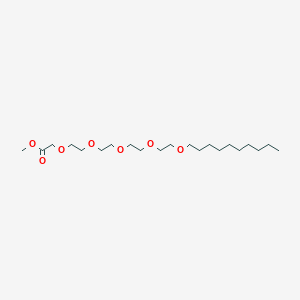 molecular formula C21H42O7 B14315160 Methyl 3,6,9,12,15-pentaoxapentacosan-1-oate CAS No. 109460-74-4