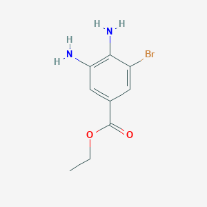 molecular formula C9H11BrN2O2 B1431517 Ethyl 3,4-diamino-5-bromobenzoate CAS No. 1423037-41-5