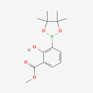 Methyl 2-hydroxy-3-(tetramethyl-1,3,2-dioxaborolan-2-yl)benzoate