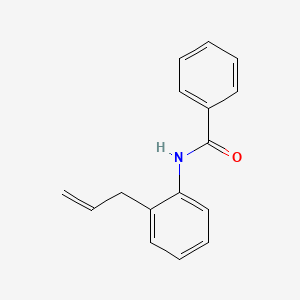 molecular formula C16H15NO B14315233 Benzamide, N-[2-(2-propenyl)phenyl]- CAS No. 111457-18-2