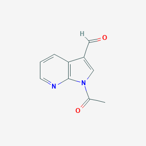 molecular formula C10H8N2O2 B143153 1-Acetyl-3-formyl-7-azaindole CAS No. 155819-07-1