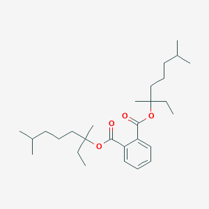 molecular formula C28H46O4 B14315301 Bis(3,7-dimethyloctan-3-yl) benzene-1,2-dicarboxylate CAS No. 111983-14-3