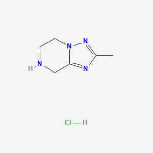 2-Methyl-5,6,7,8-tetrahydro-[1,2,4]triazolo[1,5-a]pyrazine hydrochloride