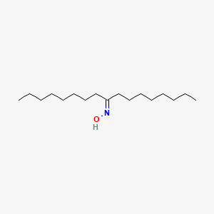 molecular formula C17H35NO B14315356 N-Heptadecan-9-ylidenehydroxylamine CAS No. 110927-16-7
