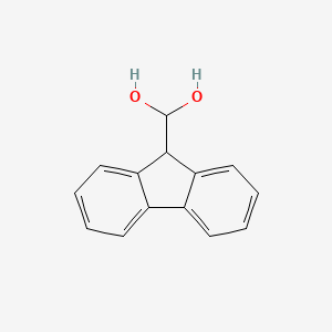 molecular formula C14H12O2 B14315359 (9H-Fluoren-9-YL)methanediol CAS No. 111916-36-0