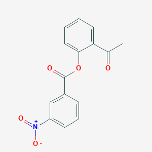 molecular formula C15H11NO5 B14315390 2-Acetylphenyl 3-nitrobenzoate CAS No. 109899-88-9