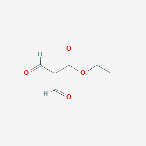molecular formula C6H8O4 B143154 2-甲酰-3-氧代丙酸乙酯 CAS No. 80370-42-9