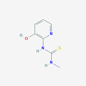 molecular formula C7H9N3OS B14315433 N-(3-Hydroxypyridin-2-yl)-N'-methylthiourea CAS No. 113520-12-0
