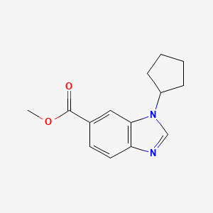 Methyl 3-cyclopentylbenzimidazole-5-carboxylate