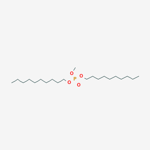 molecular formula C21H45O4P B14315463 Didecyl methyl phosphate CAS No. 112525-95-8