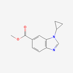 Methyl 3-cyclopropylbenzimidazole-5-carboxylate
