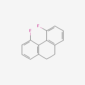 molecular formula C14H10F2 B14315531 4,5-Difluoro-9,10-dihydrophenanthrene CAS No. 108665-36-7