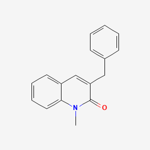 molecular formula C17H15NO B14315548 3-Benzyl-1-methylquinolin-2(1H)-one CAS No. 110229-46-4
