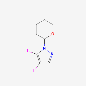 4,5-Diiodo-1-(oxan-2-yl)pyrazole