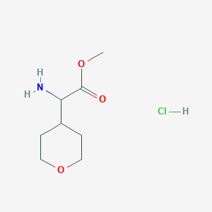 Methyl 2-amino-2-(tetrahydro-2H-pyran-4-yl)acetate hydrochloride