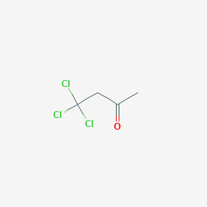 molecular formula C4H5Cl3O B14315699 4,4,4-Trichlorobutan-2-one CAS No. 112605-39-7