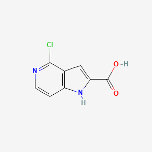 molecular formula C8H5ClN2O2 B1431572 4-chloro-1H-pyrrolo[3,2-c]pyridine-2-carboxylic acid CAS No. 1246553-78-5