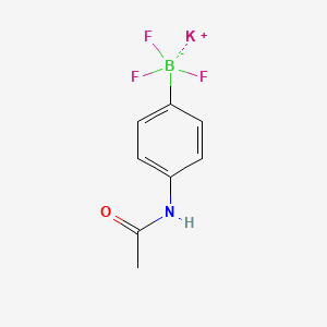 molecular formula C8H8BF3KNO B1431576 Potassium (4-acetamidophenyl)trifluoroboranuide CAS No. 1427323-42-9
